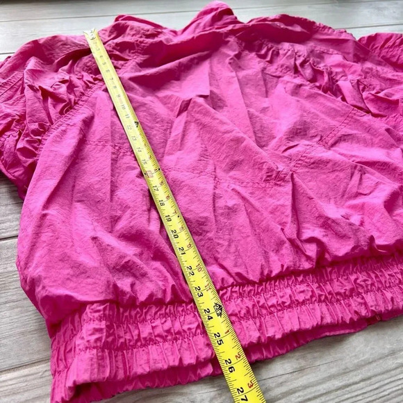 DB Sport By David Benjamin Women's vintage Pink Full Zip Windbreaker Size L - Picture 6 of 7